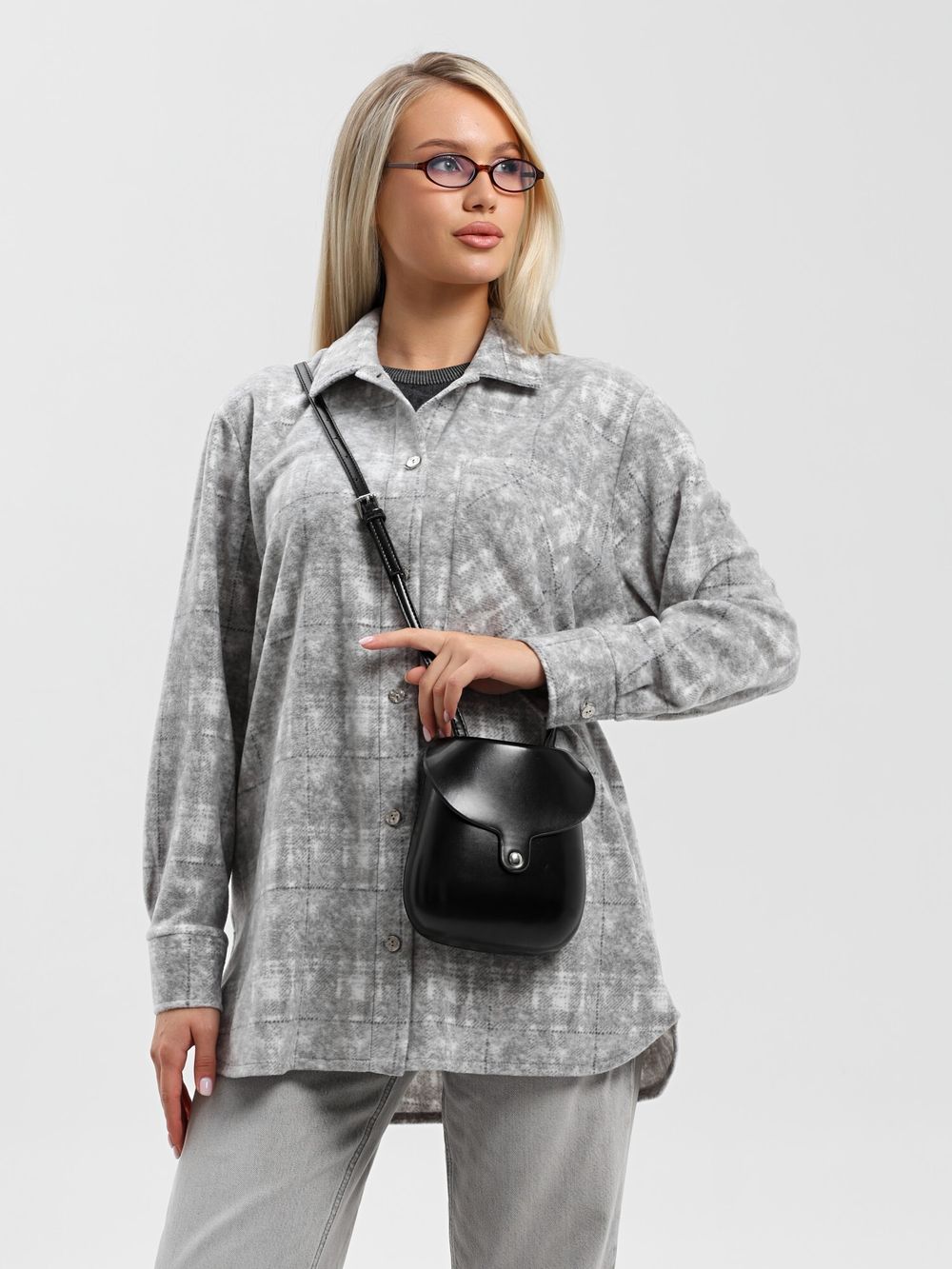 Рубашка Вселенная Виотекс СЕРЫЙ