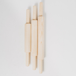 Набор деревянных скалок из древесины сибирского кедра 3шт. диаметром 4.5 см. RPN2