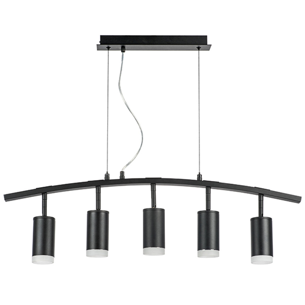 LR7353750 Люстра RULLO 5х50W GU10 ЧЕРНЫЙ (571735+214437-5+202430-5)