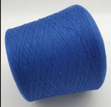 Пряжа Emilcotoni SPa RealWool 2/50 (60% пима хлопок, 40% меринос),2500 м/100 гр, синий