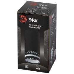 Светильник настенно-потолочный спот ЭРА OL50 BK MR16 GU10 IP20 черный
