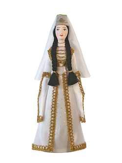 Кукла коллекционная в женском костюме Абхазии