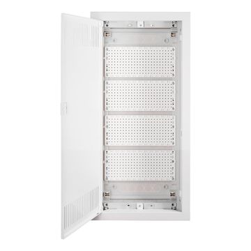 Щит встраиваемый мультимедийный 48 (4 пласт.м.п.) с металлической дверцей Schrack Technik BK085734-K(M)