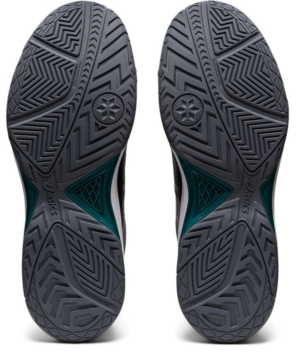 Мужские кроссовки теннисные Asics Gel-Dedicate 7 - черный, серый