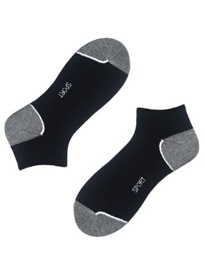 Мужские короткие носки Sneaker Sport - 2 шт. (Размер: 25) (Цвет: серый)