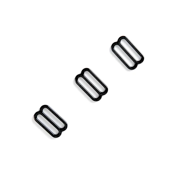 Регулятор для бретели черный 15 мм