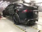 Карбоновые молдинги дверей для Tesla Model X 2016-2018 Тесла