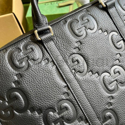 Портфель Gucci с орнаментом Jumbo GG
