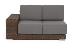 "Капри" модуль диванный правый с подушками, цвет коричневый