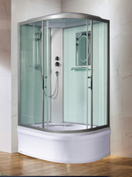 Душевая кабина WeltWasser  WW500 HALLE 1202 L 120х90 см,  прозрачное стекло, поддон низкий, крыша, левосторонняя