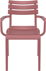 Кресло пластиковое Siesta Contract Paris, марсала