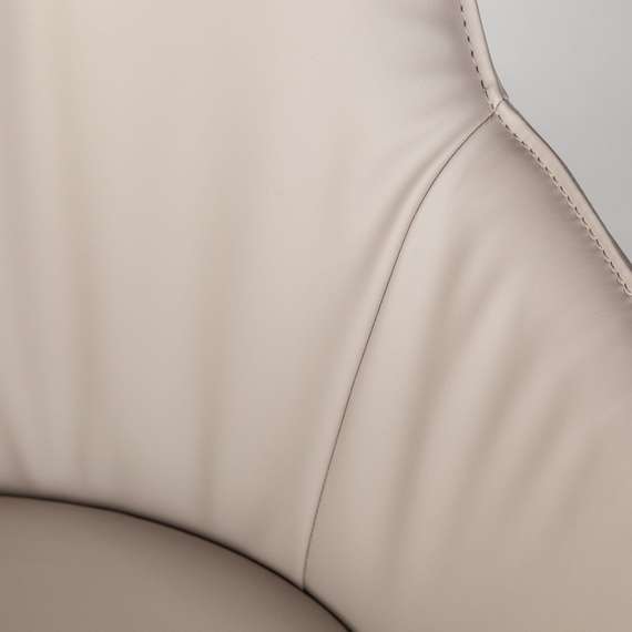 Полукресло Sofia, серая экокожа Soft-Touch