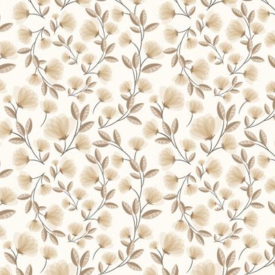 Нежные бежевые цветы