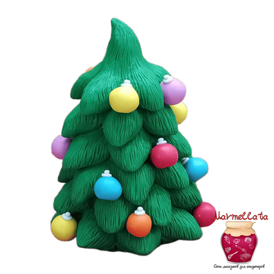 Силиконовая форма 3D "Ёлочка с игрушками"