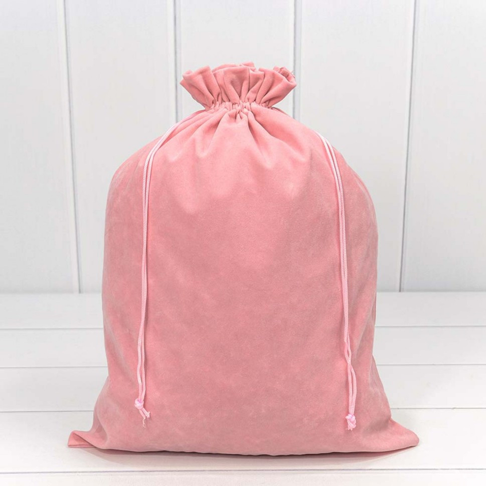 Мешочек 30х40см Бархат класс А (Розовый)