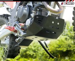 HDPE Skid Plate for Honda CRF300L. Plastic Skid plate CRF300L with linkage guard. Yamoto