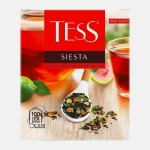 Чай черный Tess Siesta цедра-мята аромат гуава-лайм 100пак