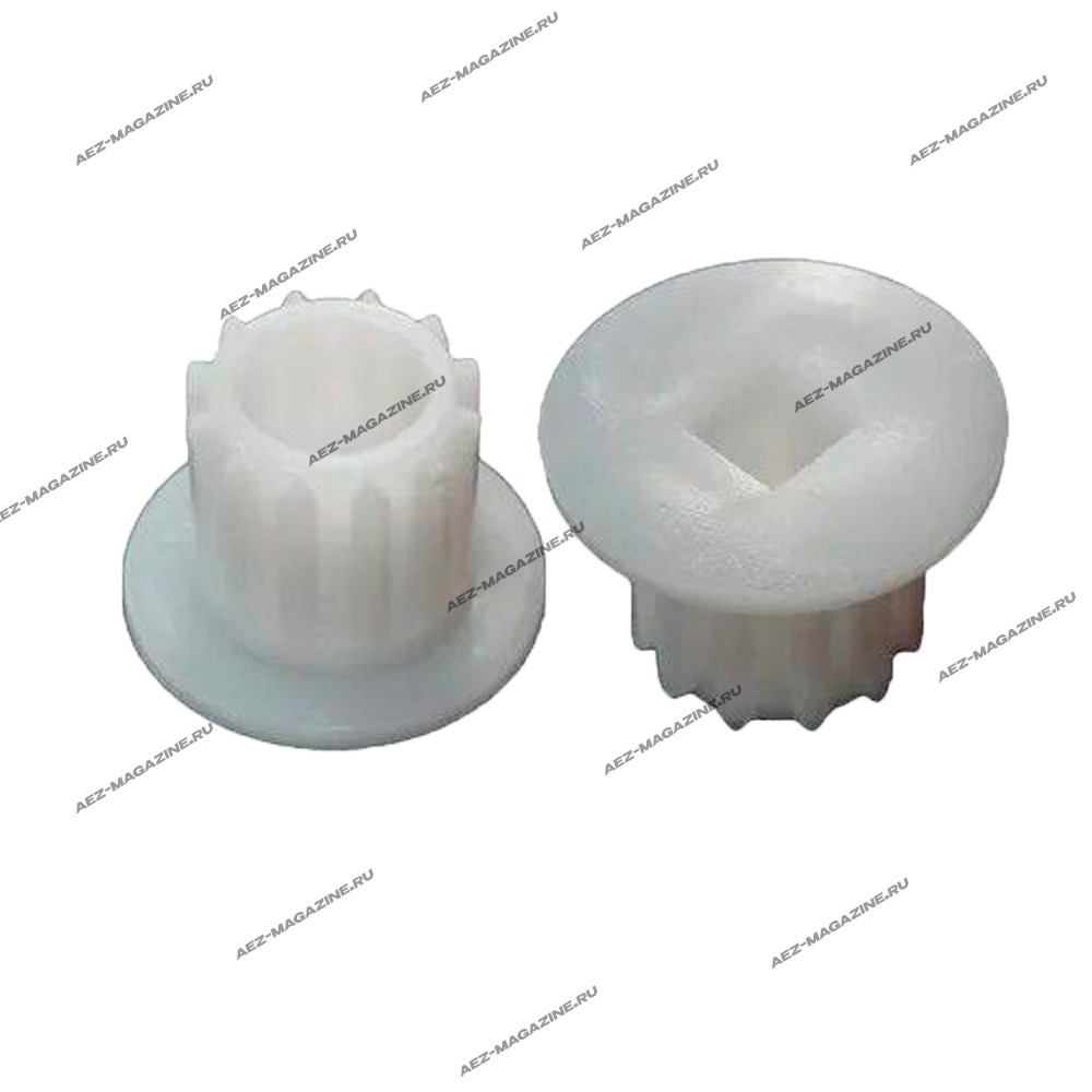 Втулка шнека для VITEK, Gorenje, 12 зубов, Dверха 23,5мм, D низа 35мм, H-23мм, внутр квадр 10х10мм