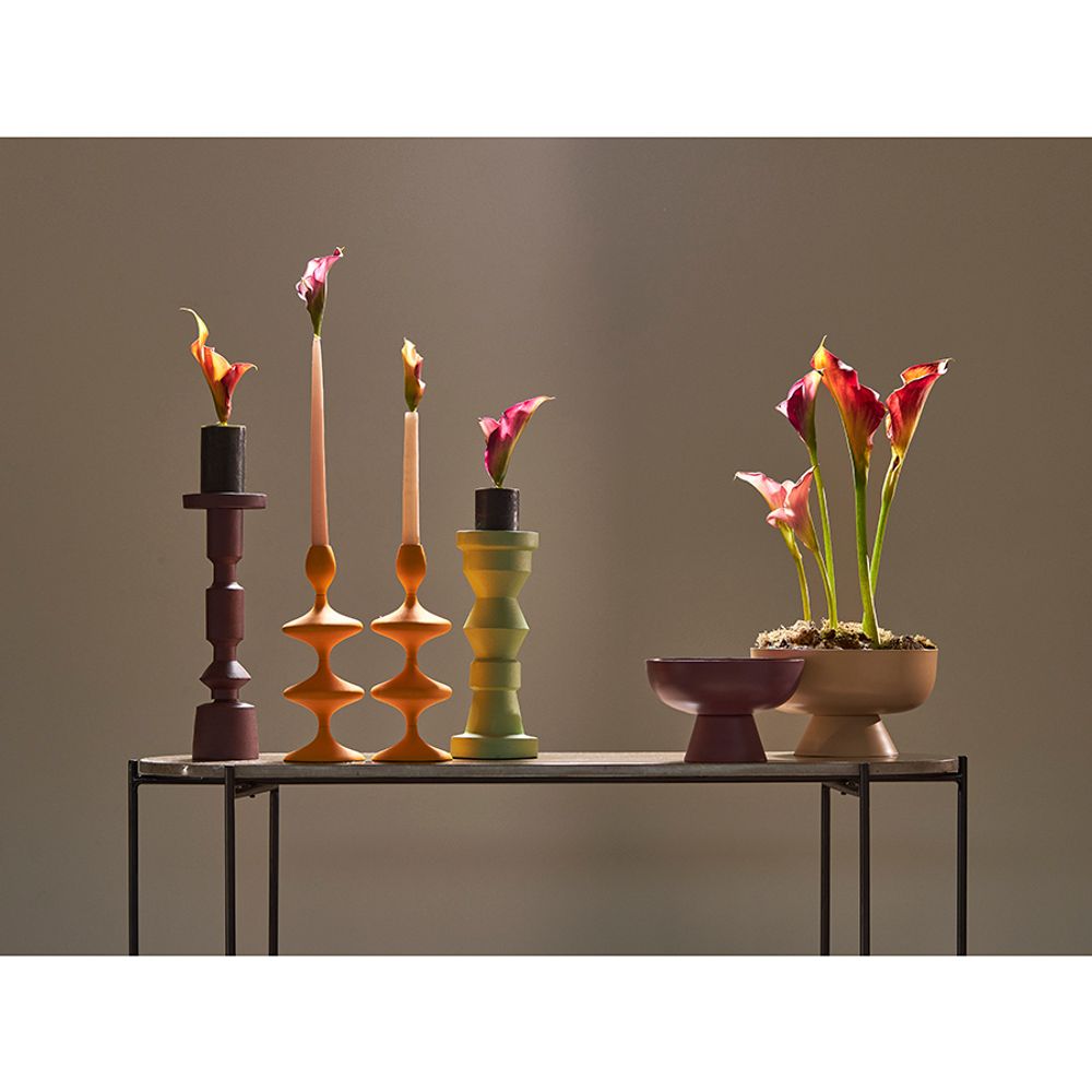 Блюдо на ножке Vivlend, Ø21 см, сливовое