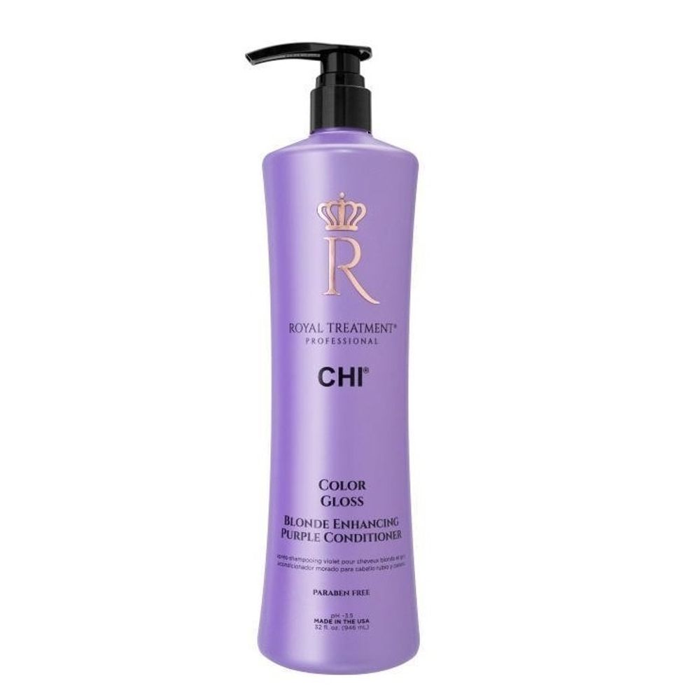 CHI Кондиционер Королевский уход Color Gloss Blond Enhancing, 946 мл