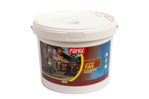 ЛАК АКРИЛОВЫЙ FOMIX ГЛЯНЦЕВЫЙ 9КГ