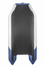 Броня-360 СК слань+киль белый-синий (Лодка ПВХ под мотор с усилением)