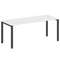 Metal System Стол письменный на П-образном м/к БП.СП-5 Белый/Металл Антрацит 1800*720*750