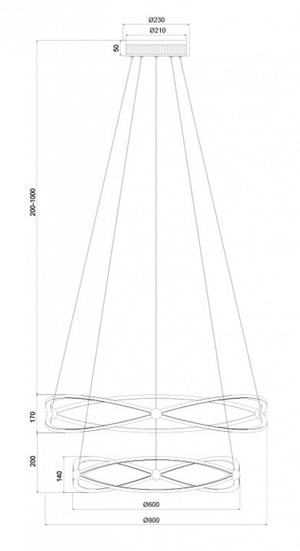 Подвесной светильник Maytoni Weave MOD062PL-L103CH3K