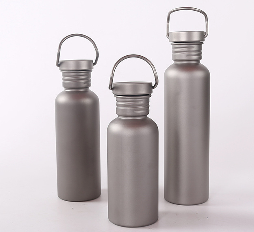 Бутылка для воды титановая (WolfTrail)