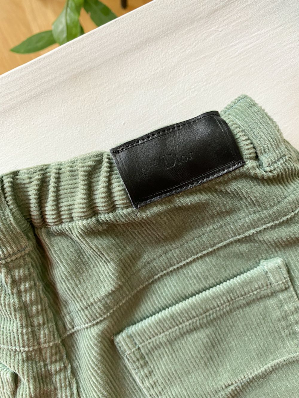 Вельветовые брюки Dior, 80