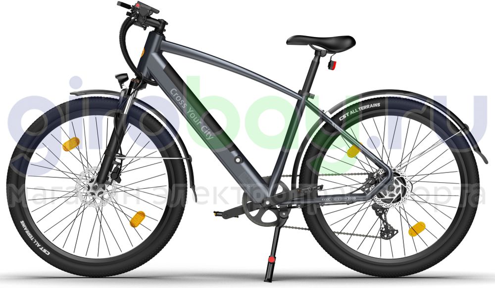 Электровелосипед ADO DECE 300C (36V/10,4Ah) - Серый фото №3