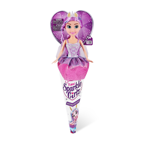 ZURU Sparkle Girlz-Dolls-10.5"-Unicorn Princess Cone
