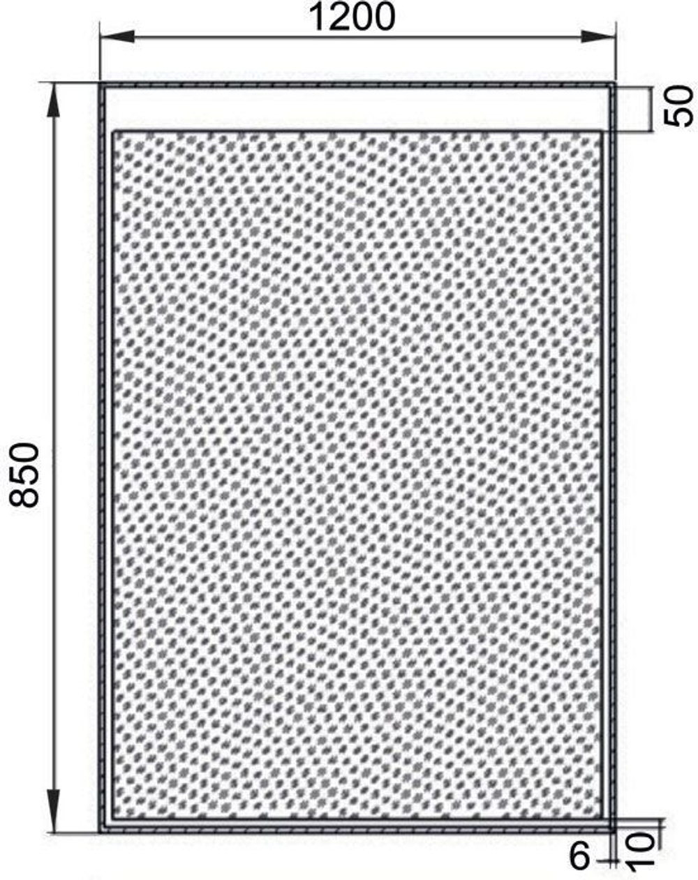 Зеркало Aquanet Палермо new 12085 LED