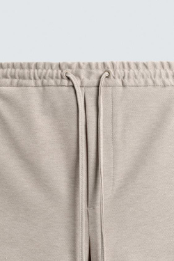 ZARA ШОРТЫ REGULAR FIT COMFORT, СВЕТЛЫЙ РЫЖЕВАТО-КОРИЧНЕВЫЙ