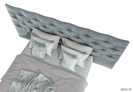 Кровать Fortress с широким изголовьем