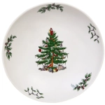 Тарелка керамическая «Ёлочка» 20,5*4,5см глубокая