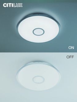 Citilux Старлайт Смарт CL703A60G Умная люстра Хром