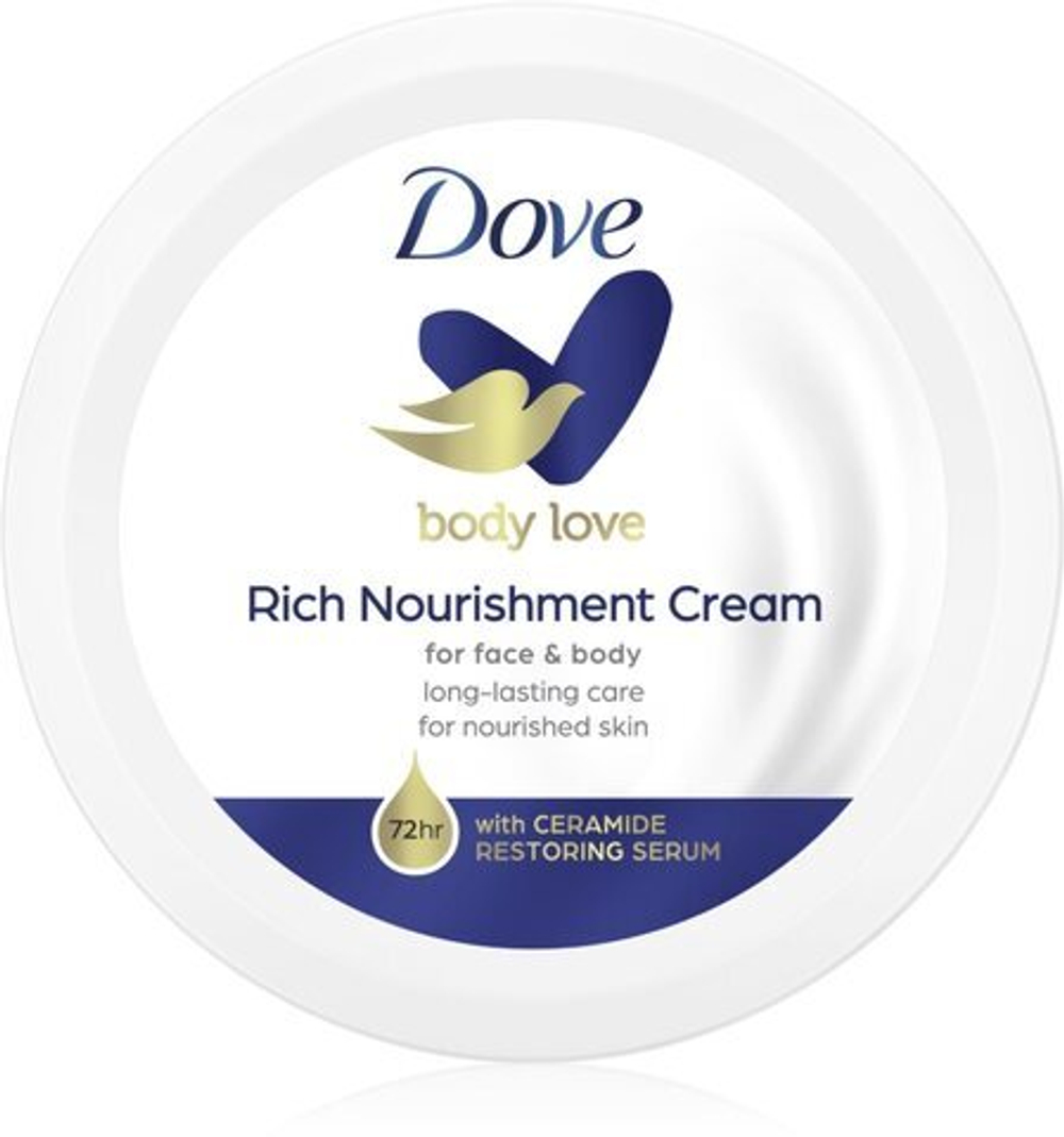 Dove Rich Nourishment - питательный крем для тела / 150 ml / GTIN 8717163476789 набор 5 шт.