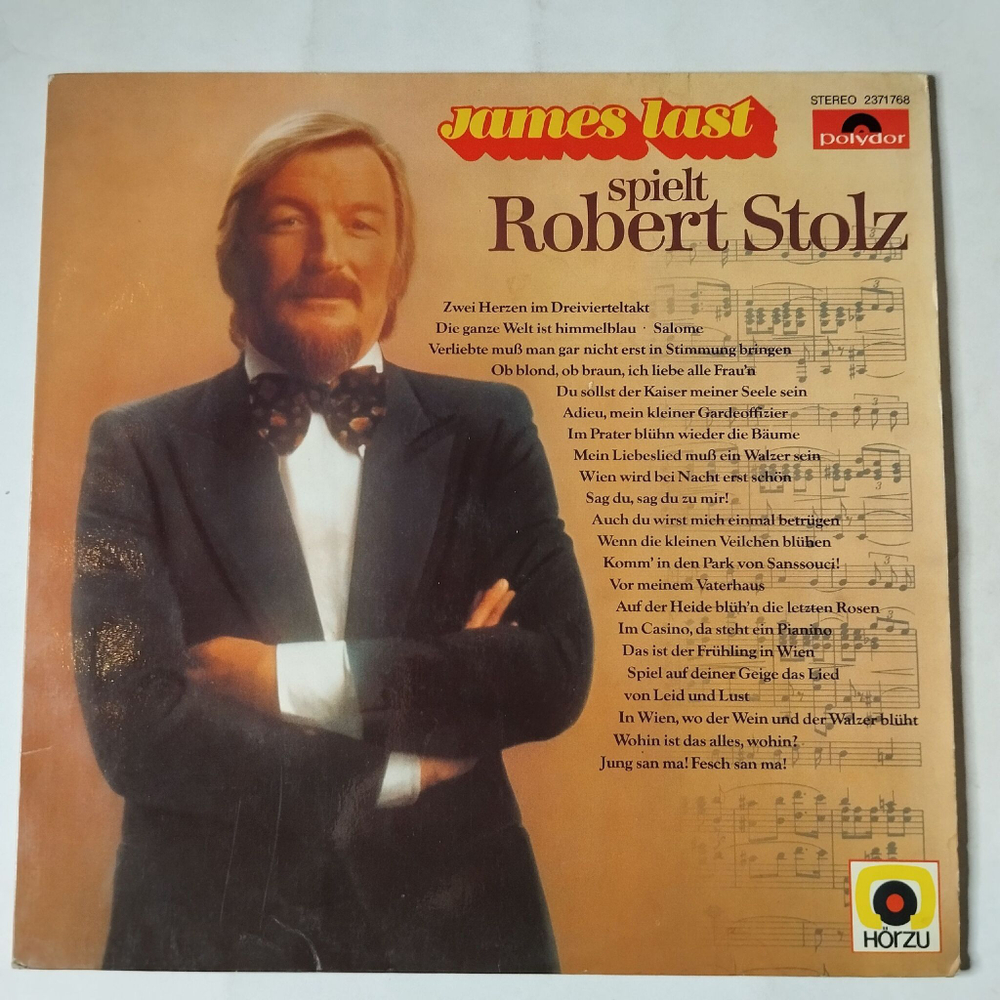 Винтажная виниловая пластинка LP James Last Spielt Robert Stolz (Germany 1977)