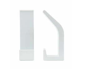 Крючки самоклеющиеся для ванной, белый