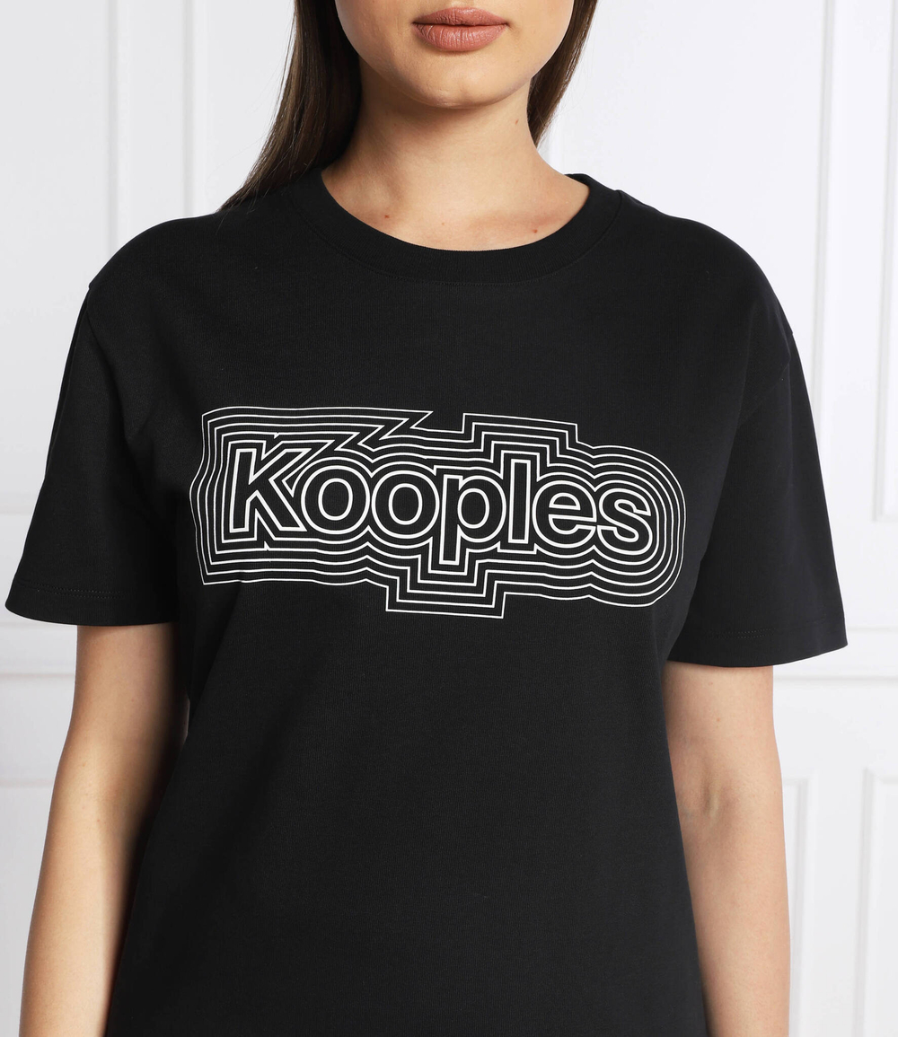 футболка The Kooples - черный(FTSC25013K)