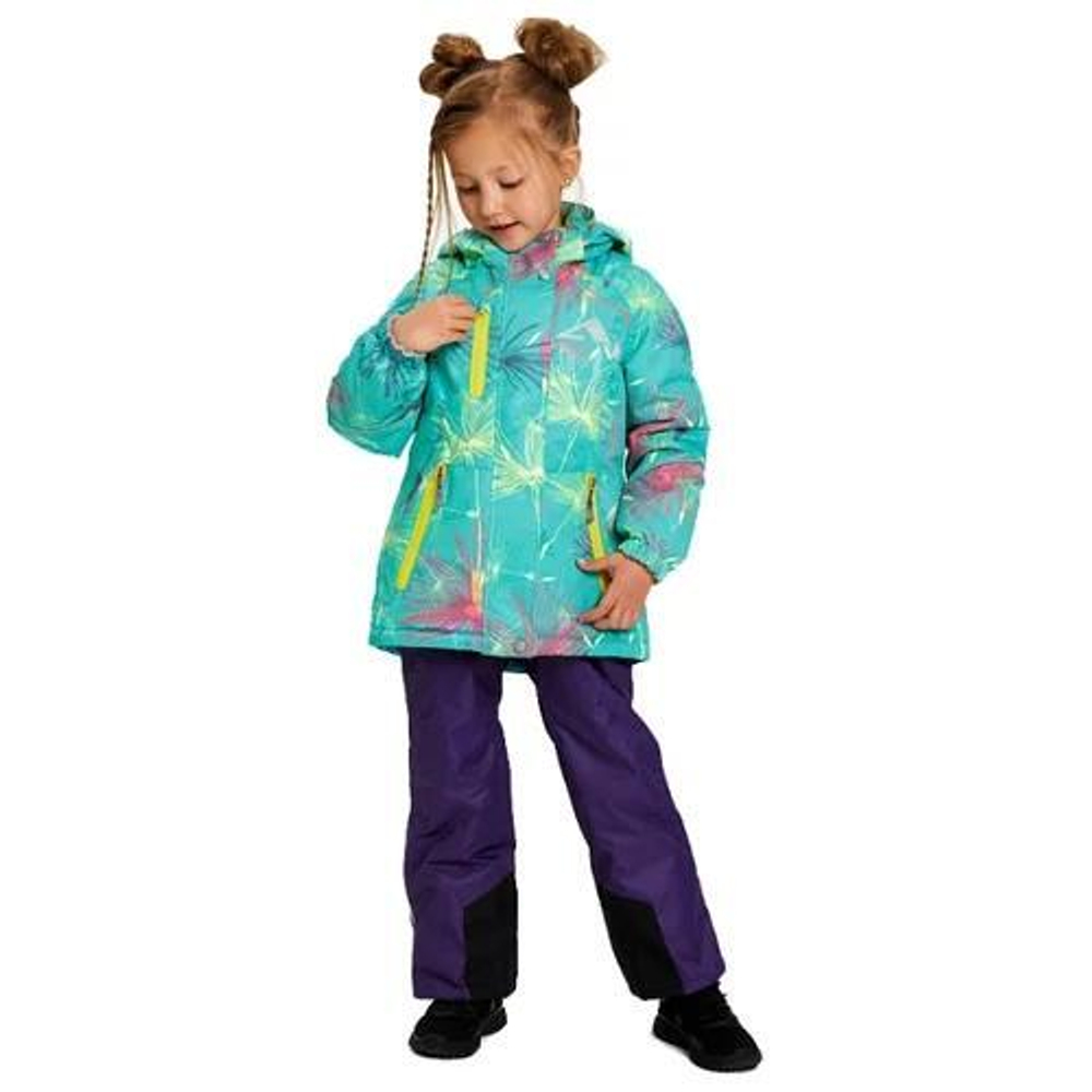 Костюм для девочки Миранда р.104 бирюзовый/фиолетовый