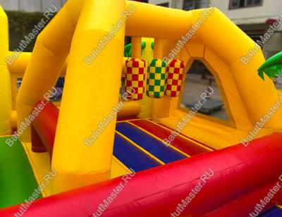 Коммерческий надувной батут Сафари-Тигр с принт печатью