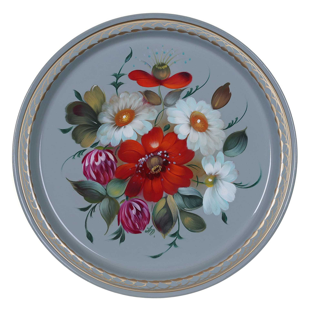 Zhostovo metal tray A5D17122483