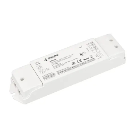 INTELLIGENT ARLIGHT Диммер SMART-CC-2042-RGBW-PD-SUF (12-48V, 4x350-1200mA, 2.4G) (IARL, IP20 Пластик, 5 лет) 037421