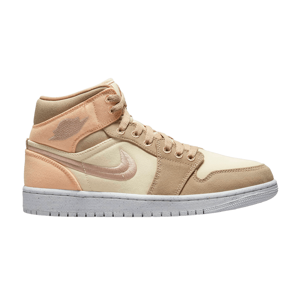 Кроссовки Jordan Air Jordan 1 Se "Canvas Khaki" (Женская размерная сетка)