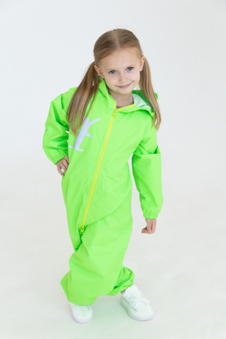 Комбинезон - дождевик зелёный