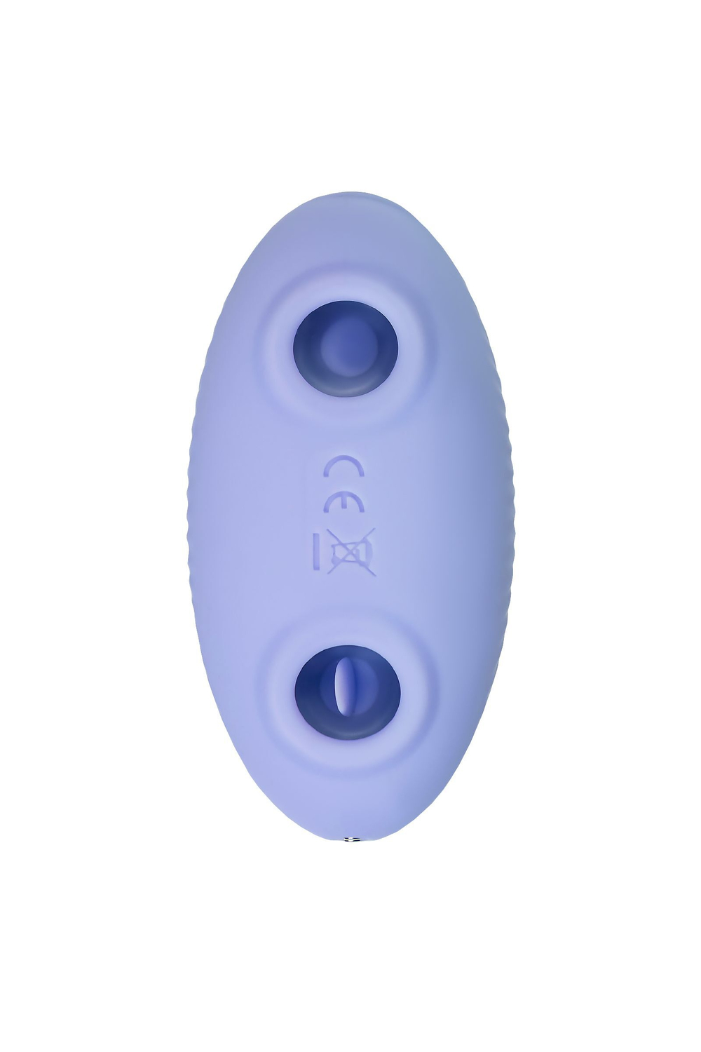 Сиреневый вибратор Crasatell с вакуум-волновой стимуляцией (Цвет: сиреневый)