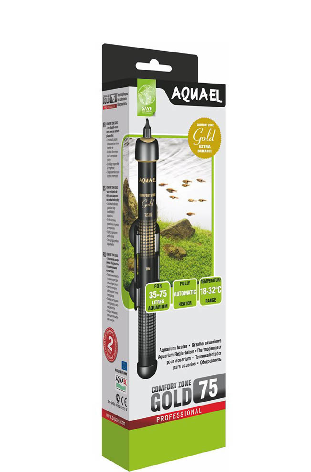 Нагреватель AquaEl, Comfort Zone Gold 75 Вт