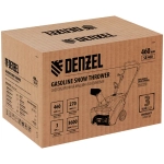 DENZEL SB 460 бензиновая снегоуборочная машина 3 л.с, ковш 46 см, выброс 10 м 97650